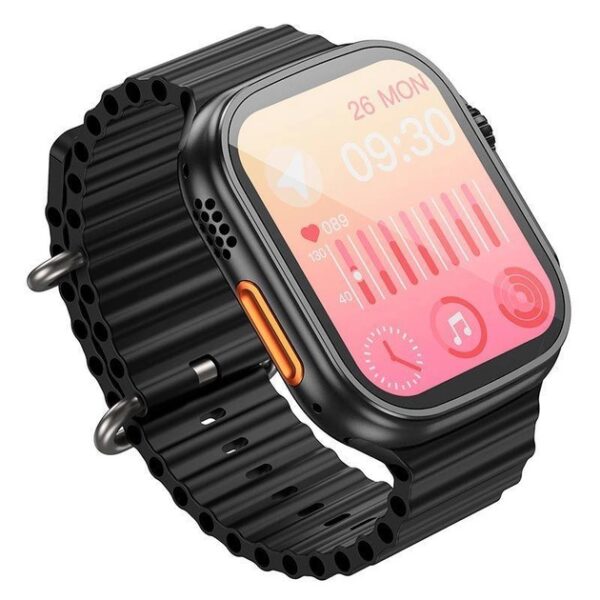 Hoco Y12 Ultra smart sports watch(call version) titanium gold