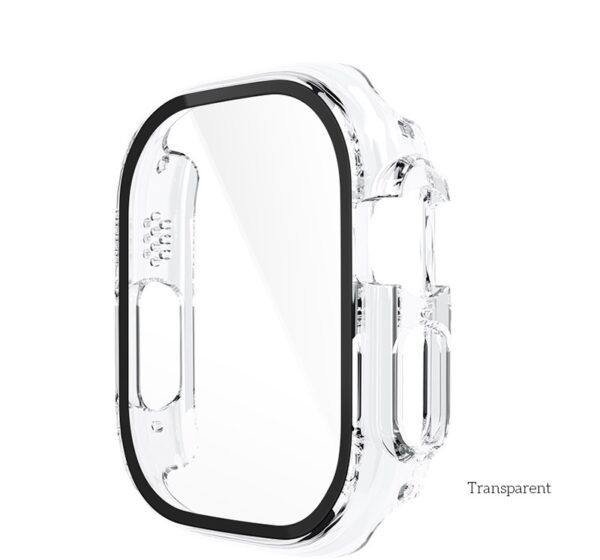 Hoco iWatch Ultra WS6 Shadow series film Integrated protective case(49mm) carbon fiber pattern