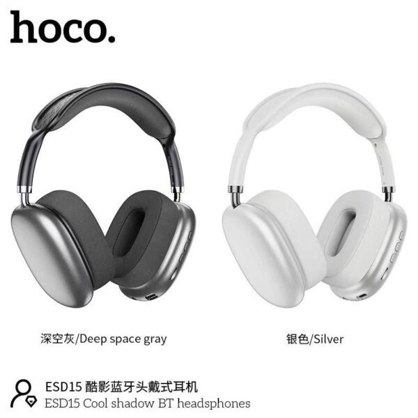 Hoco ESD15 Cool shadow BT headsphones silver