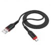 Hoco X59 Victory charging data cable Micro(L=2M) black
