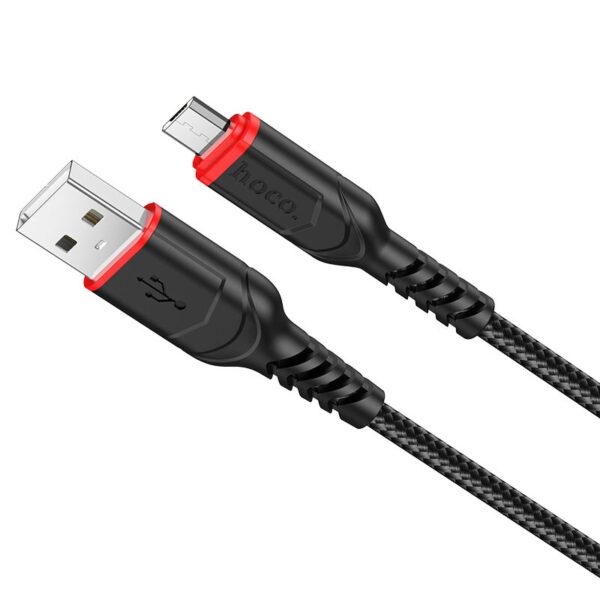 Hoco X59 Victory charging data cable Micro(L=2M) black