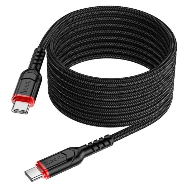 6931474794147 Hoco X59 Victory 60W charging data cable Type-C to Type-C(L=1M) black
