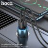 Hoco Z48 Tough 40W dual port(2C) car charger metal gray