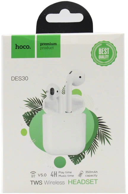 6931474795250-3 Hoco DES30 True wireless stereo headset(UPG) white