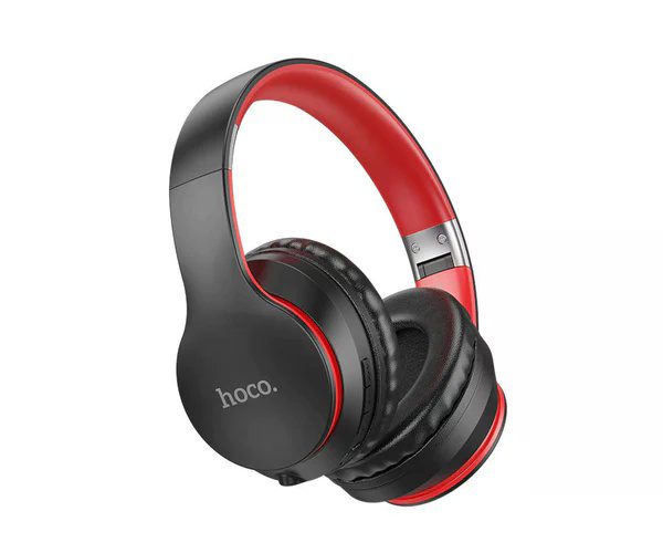 Hoco ESD16 Excellent BT headphones black red