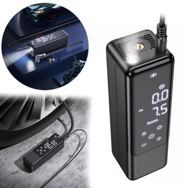 Hoco ZP5 May smart air pump black