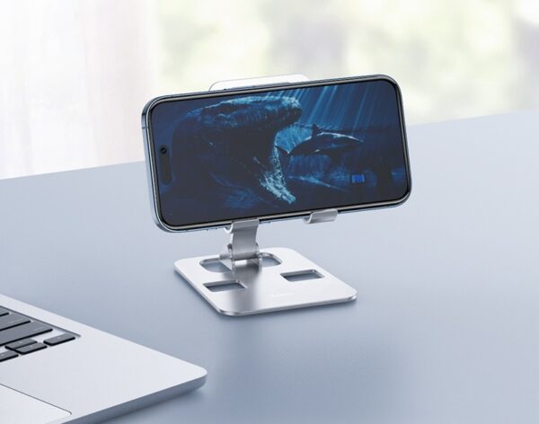 Hoco DH14 High metal folding desktop stand silver