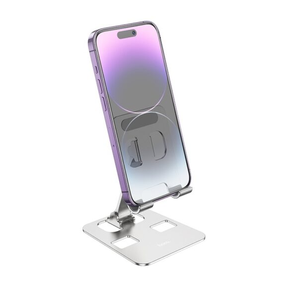 Hoco DH14 High metal folding desktop stand silver