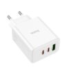 6931474798725 Hoco C126A Pure power PD40W three-port(2C1A) charger(EU) white