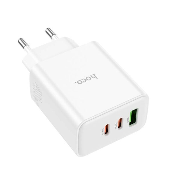 6931474798725 Hoco C126A Pure power PD40W three-port(2C1A) charger(EU) white