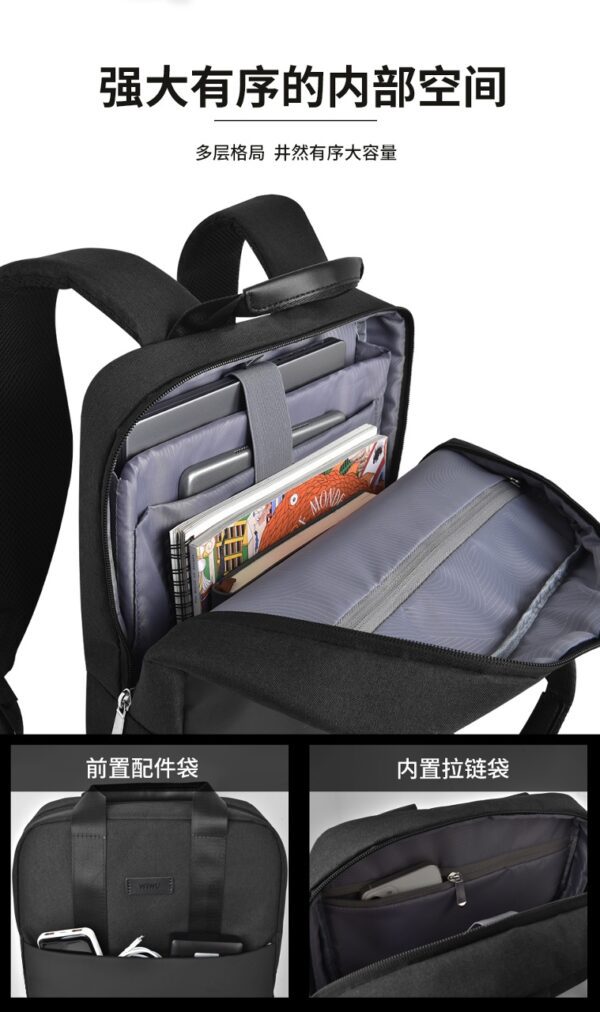 6936686410618-4 Wiwu Minimalist Backpack Black