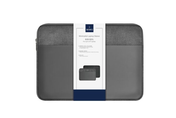WIWU Minimalist Laptop Sleeve/ 16 inch Black