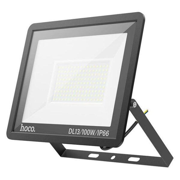 6942007600415-3 Hoco DL13 Ultra thin outdoor LED flood light(100W) black