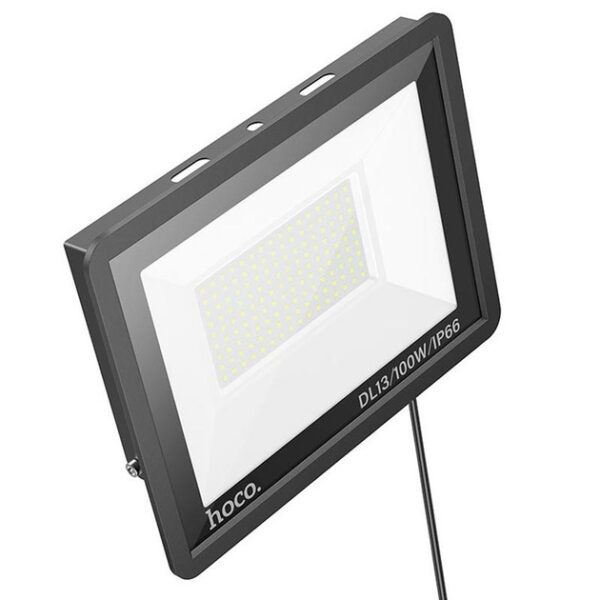 6942007600415-5 Hoco DL13 Ultra thin outdoor LED flood light(100W) black