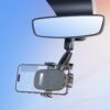 Hoco H17 Waves rearview mirror car holder black