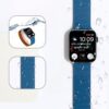 6942007600842-2 Hoco WA21 Flexible series magnetic silicone strap for iWatch(42/44/45/49mm) red
