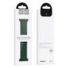 Hoco WA21 Flexible series  magnetic silicone strap for iWatch(38/40/41mm) fir green