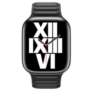 Hoco WA23 Original series leather chain magnetic strap for iWatch(42/44/45/49mm) black