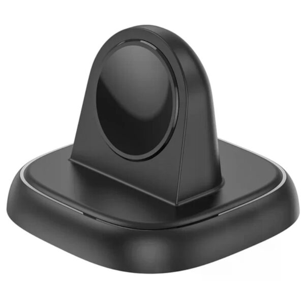 6942007601436 Hoco CW49 SAM smart watch wireless charging stand black
