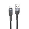 Hoco U117 Grand intelligent power-off charging data cable iP black