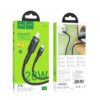 Hoco U117 Grand intelligent power-off charging data cable iP black