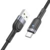 Hoco U117 Grand intelligent power-off charging data cable Type-C black