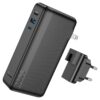 Hoco Q16 Friendly 22.5W fully compatible power bank(US/EU)(10000mAh) black