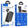 Hoco Q16 Friendly 22.5W fully compatible power bank(US/EU)(10000mAh) black