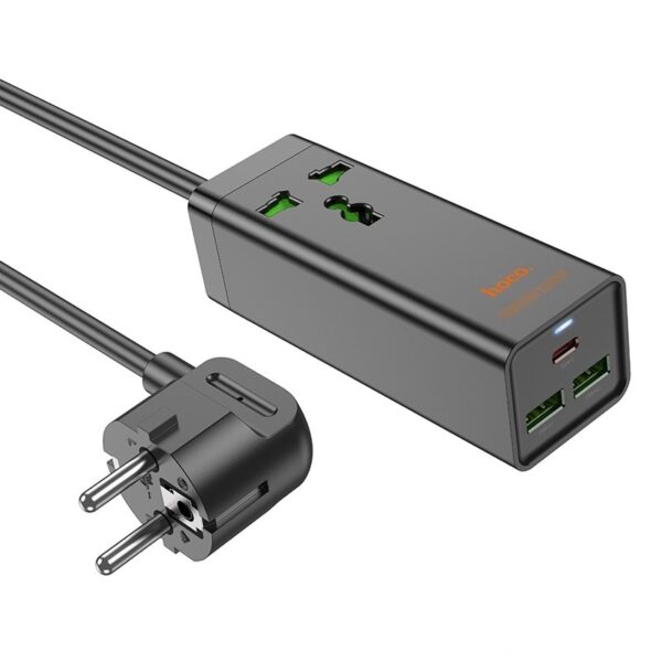 Hoco AC9A Talent PD30W(1C2A with 1 socket) desktop charger(EU) black