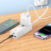 6942007601641 Hoco AC9A Talent PD30W(1C2A with 1 socket) desktop charger(EU) white
