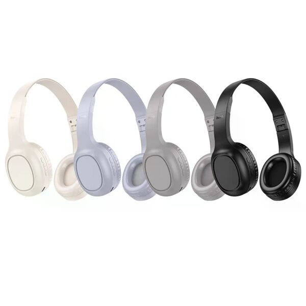 6942007601719-2 Hoco W46 Charm BT headset Light blue gray