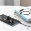 Hoco M110 Encourage metal universal earphones with mic silver