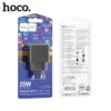 Hoco CS14A Ocean PD20W+QC3.0 charger set(C to iP)(EU) black