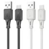 Hoco X101 Assistant silicone charging data cable Micro black