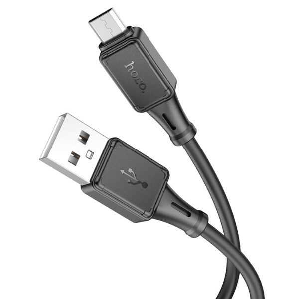 Hoco X101 Assistant silicone charging data cable Micro black