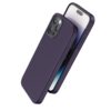 Hoco Pure series silicone magnetic protective case iP15 Pro Max purple