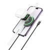 Hoco CW50 Fast 3-in-1 magnetic wireless fast charger black