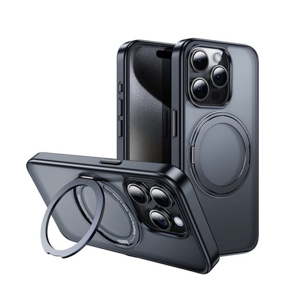 Hoco Rotating magnetic case for iP16 Pro Max(AS1) transparent