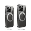 Hoco Rotating magnetic case for iP16 Pro Max(AS1) transparent