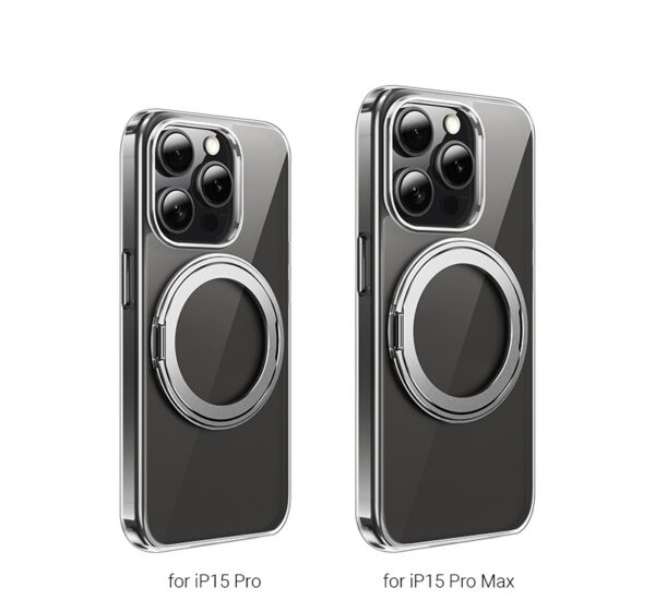 Hoco Rotating magnetic case for iP16 Pro Max(AS1) transparent