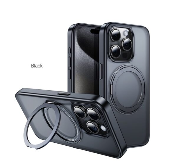 Hoco Rotating magnetic case for iP16 Pro Max(AS1) transparent