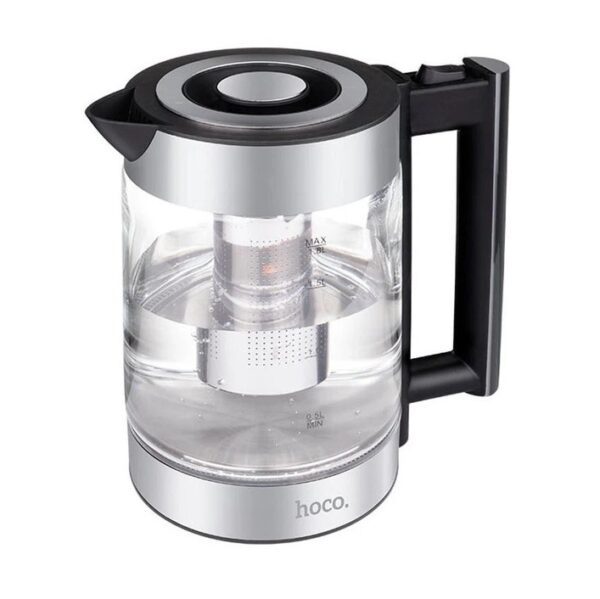 Hoco HA01A Kitchen high boron glass electric kettle(EU) stainless steel