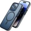 Hoco 19ft anti-fall flexible airbag magnetic case for iP15 Pro Max(AS5) blue