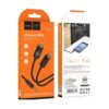 6942007607759-4 Hoco UPA28 3.5 double lotus RCA audio cable black