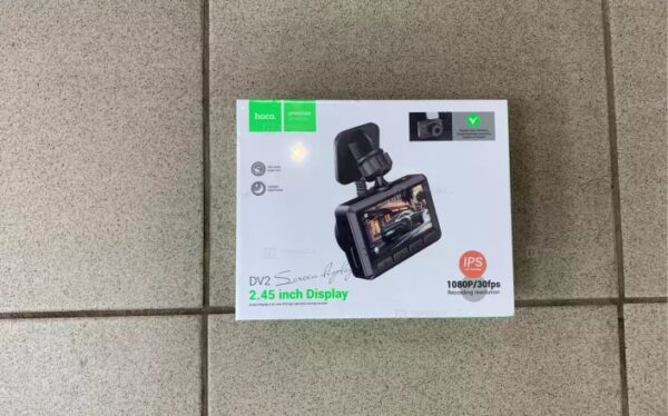 6942007608176-4 Hoco DV2 Driving recorder with display black