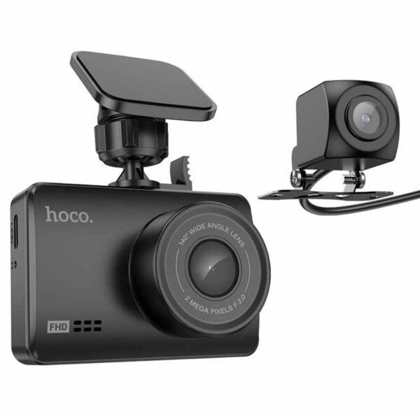 6942007608183 Hoco DV3 Driving recorder with display(dual-channel) black