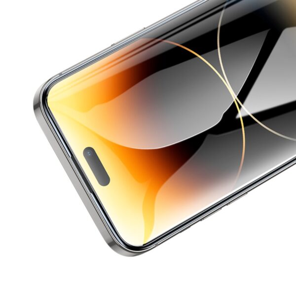 Hoco Corning original screen large arc edge tempered glass for iP15 Pro(A35) black