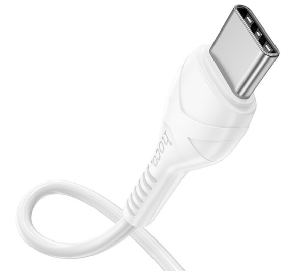 6942007610063-3 Hoco X37 Cool power 60W charging data cable Type-C to Type-C white