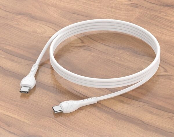 6942007610063 Hoco X37 Cool power 60W charging data cable Type-C to Type-C white
