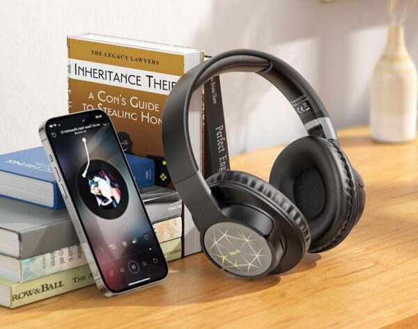 Hoco ESD19 Cool shine BT headphones with backlight black